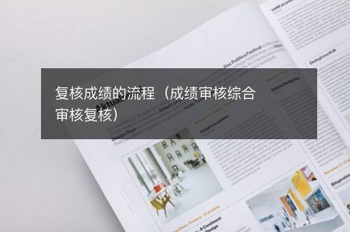 复核成绩的流程（成绩审核综合审核复核）
